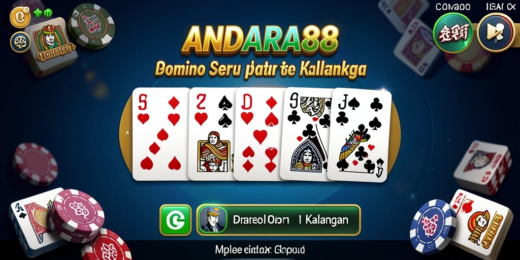 Tangkapan layar gameplay ANDARA88 yang menampilkan keseruan permainan Domino.