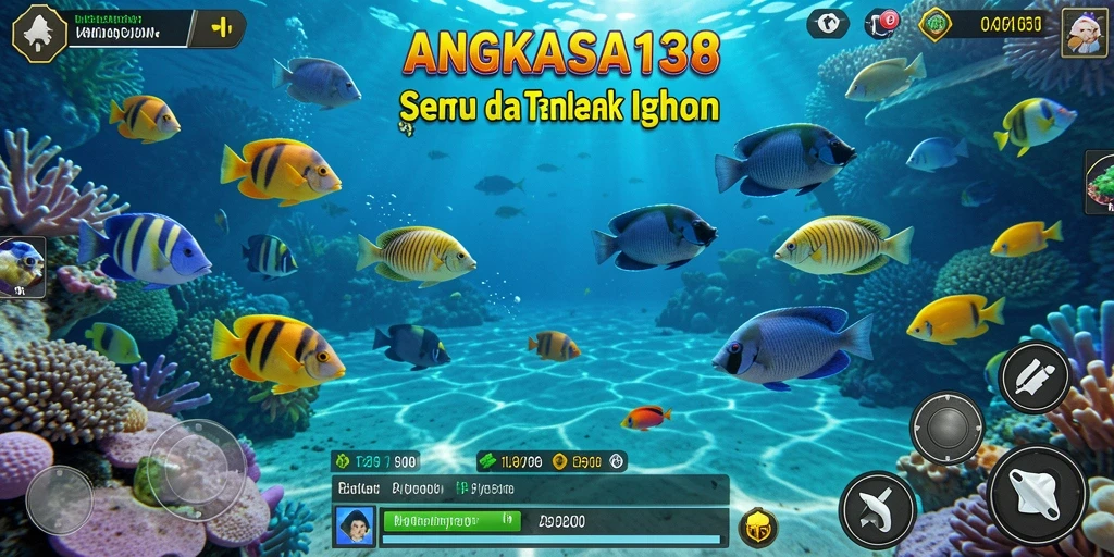 Gameplay seru Tembak Ikan di ANGKASA138.