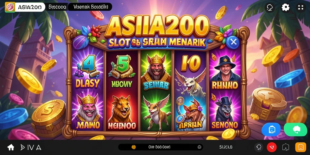 Gameplay ASIA200 yang seru dan dinamis dalam permainan Slot.
