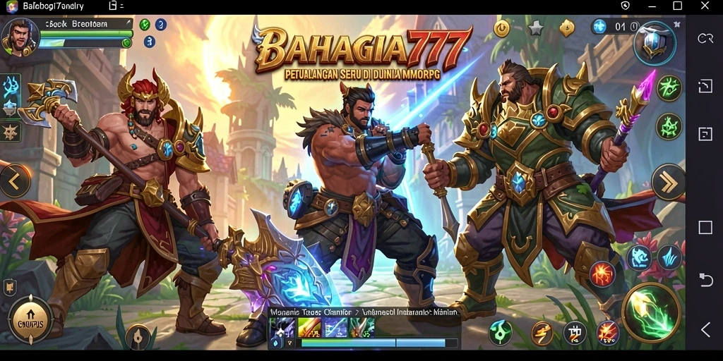 Tampilan gameplay seru dan grafis memukau di BAHAGIA777.