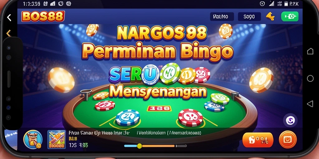 Tampilan gameplay menarik dari BOS88 yang menggambarkan permainan Bingo.