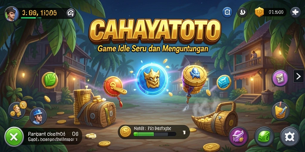 Tampilan screenshot gameplay <strong>CAHAYATOTO</strong> yang menampilkan keseruan dalam permainan Idle.