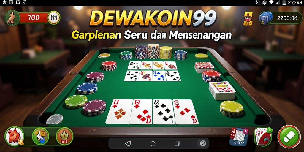 Tampilan gameplay seru di DEWAKOIN99 dengan teman-teman.