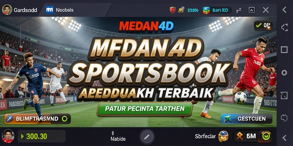 Tangkapan layar gameplay Sportsbook yang menarik di MEDAN4D.