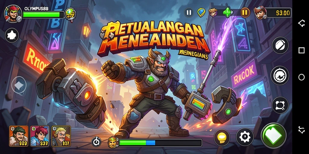 Tampilan gameplay OLYMPUS88 dengan aksi seru dan grafis menarik.