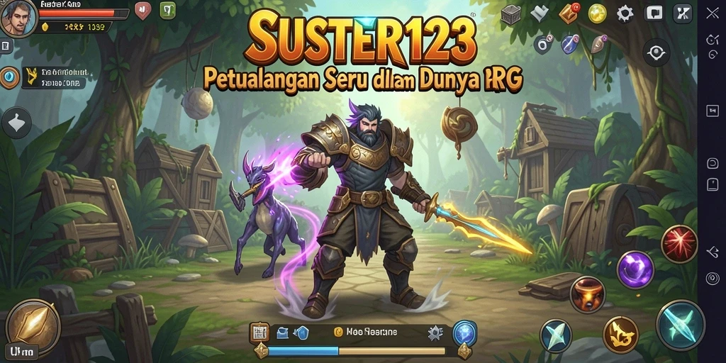 Tampilan gameplay SUSTER123 yang menegangkan dan seru.